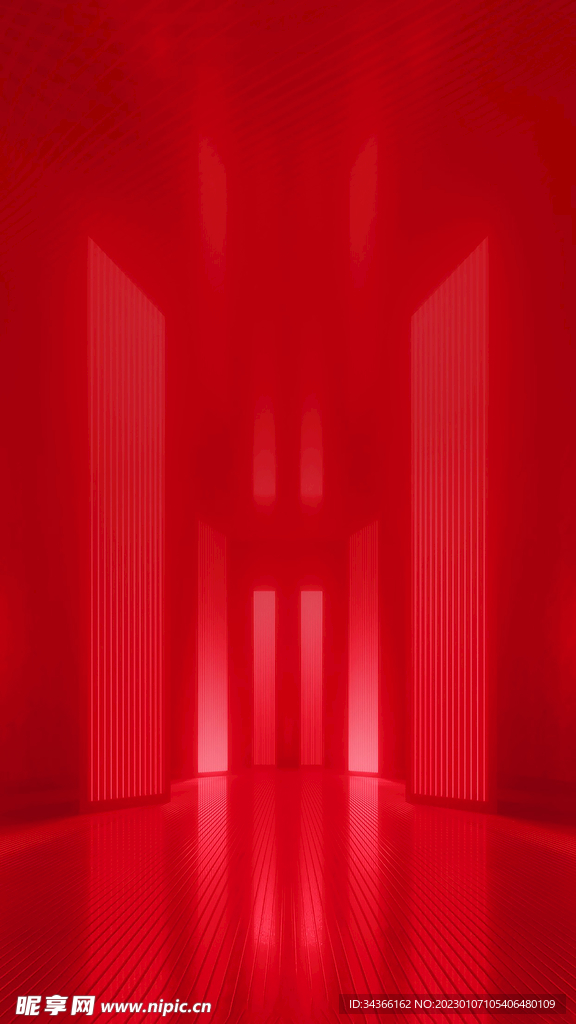 红色背景