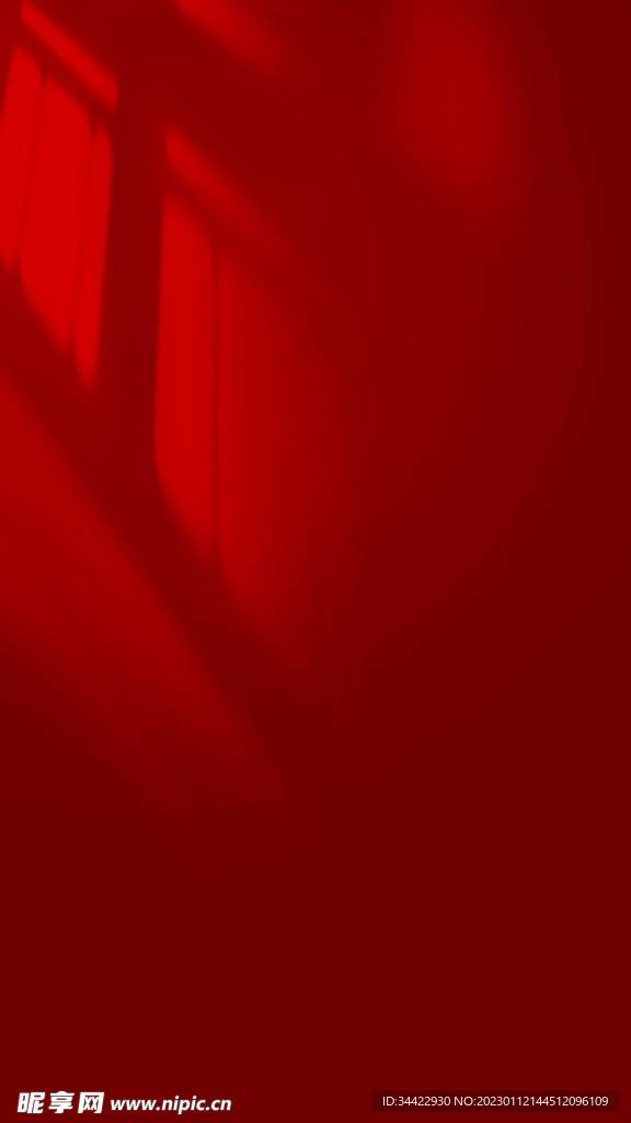 红色喜庆倒影背景