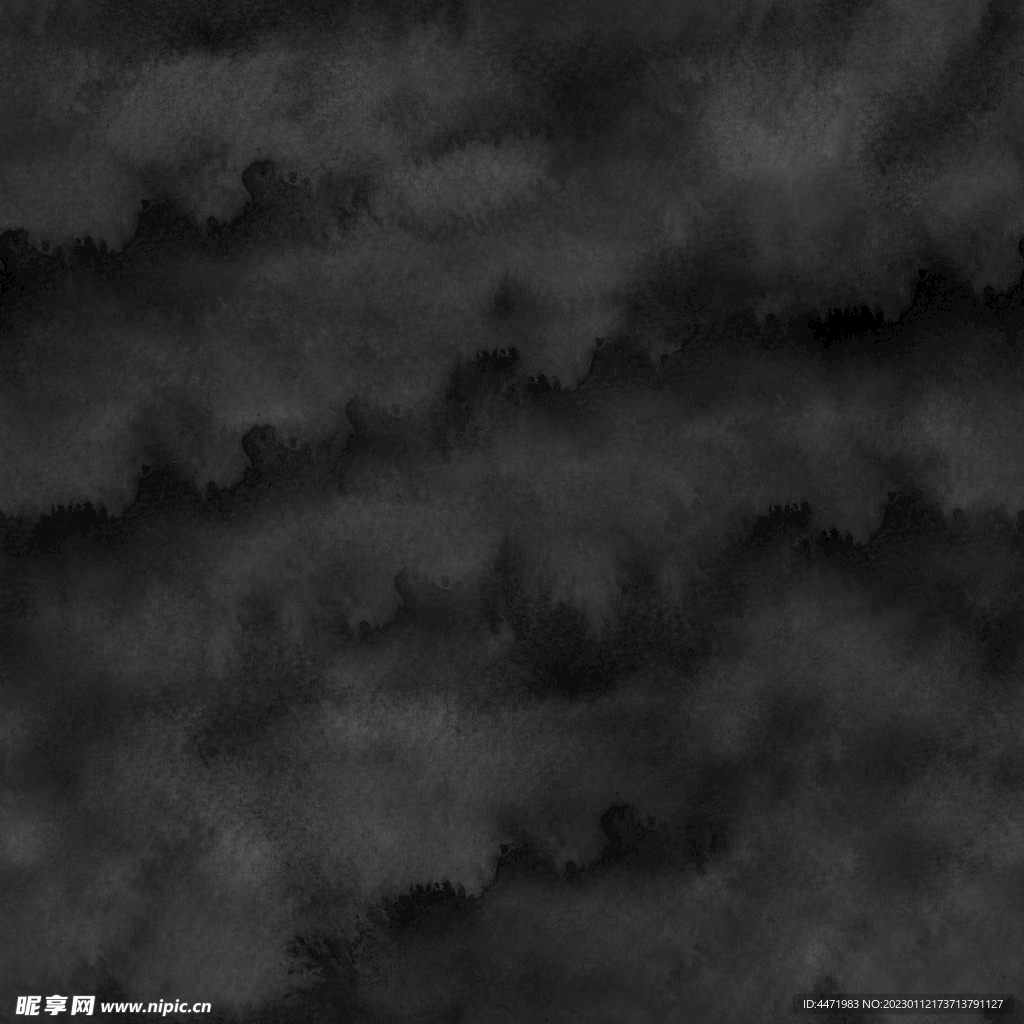 黑色水彩纹理图片