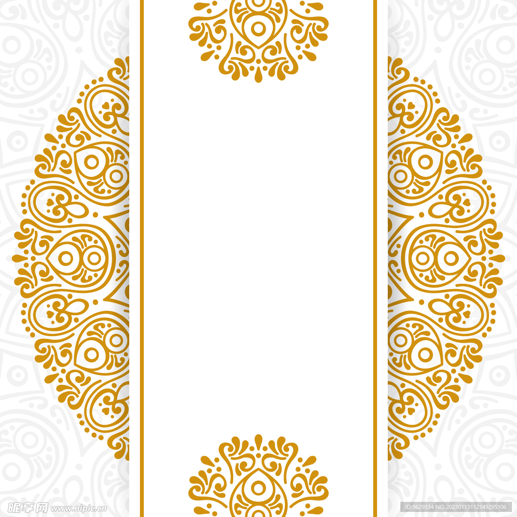 中国风金色背景