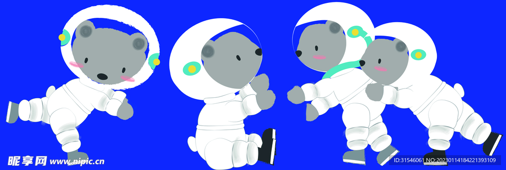 太空宝宝  太空人