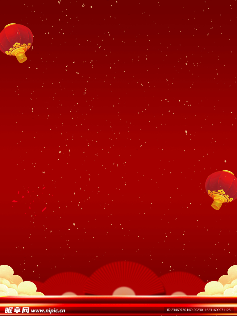 红色背景