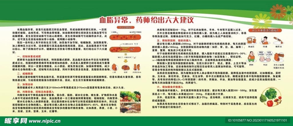 血脂异常六大建议