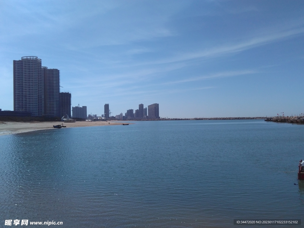 龙口海边风景