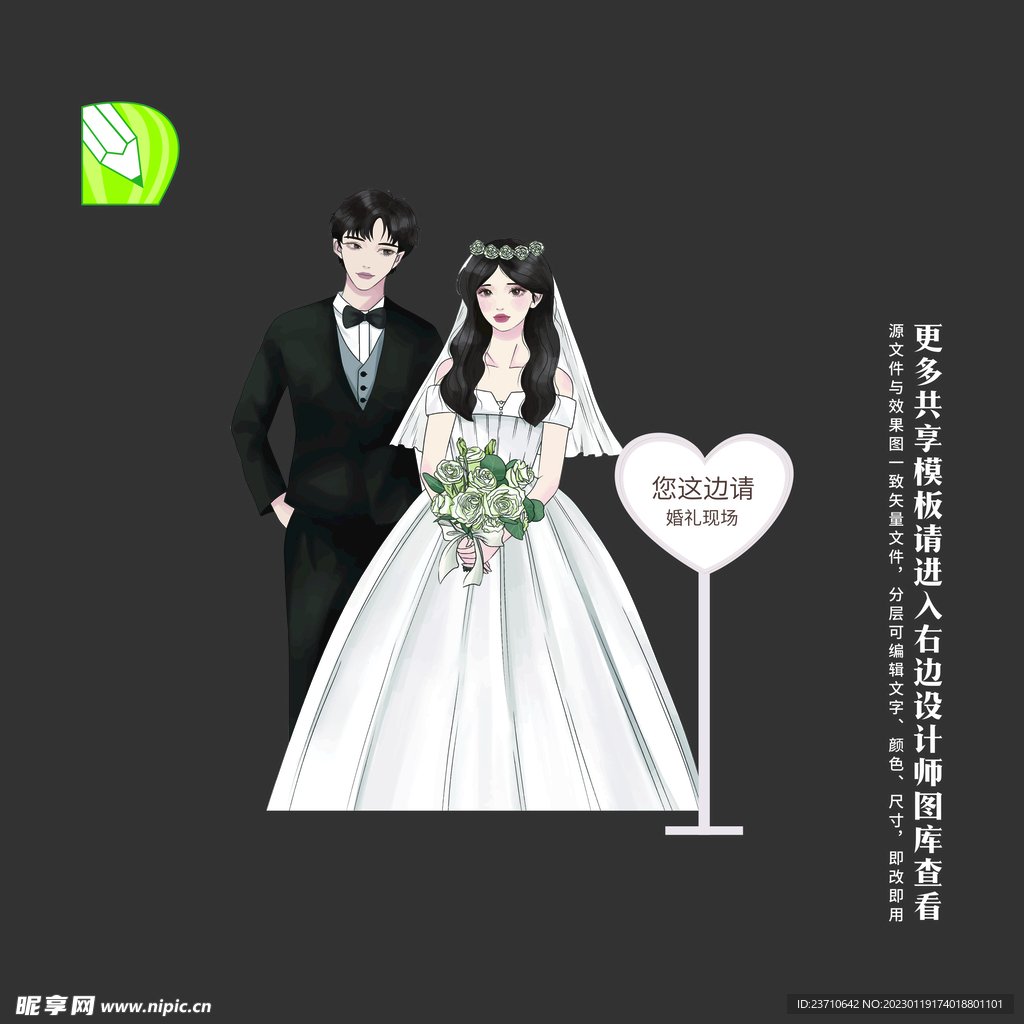婚礼人物指引
