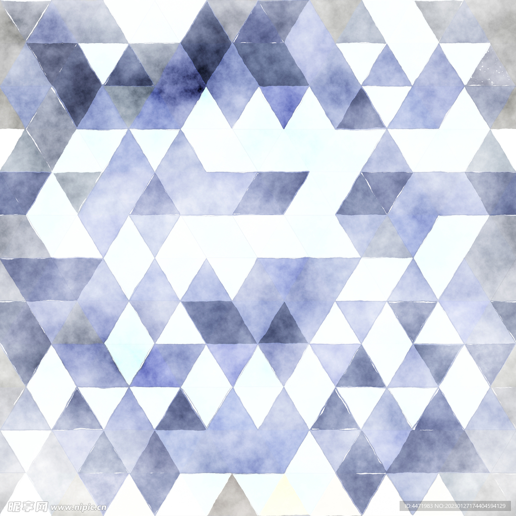 水彩马赛克背景 