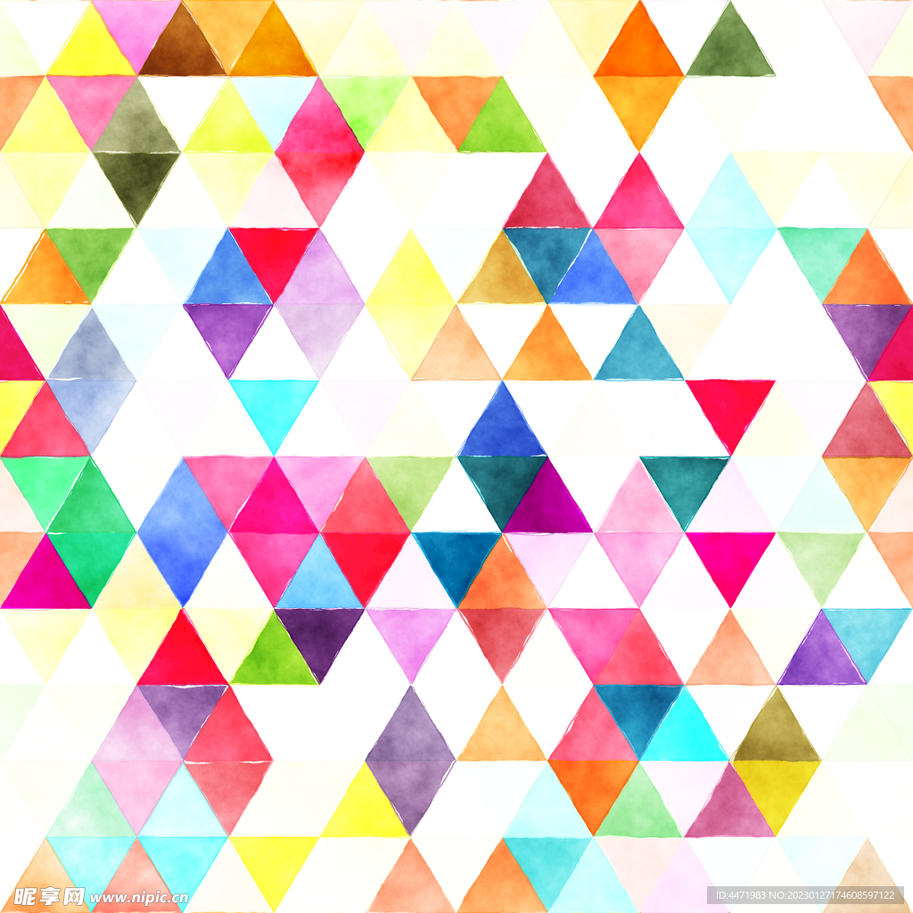 水彩马赛克背景