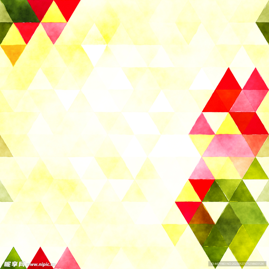 水彩马赛克背景