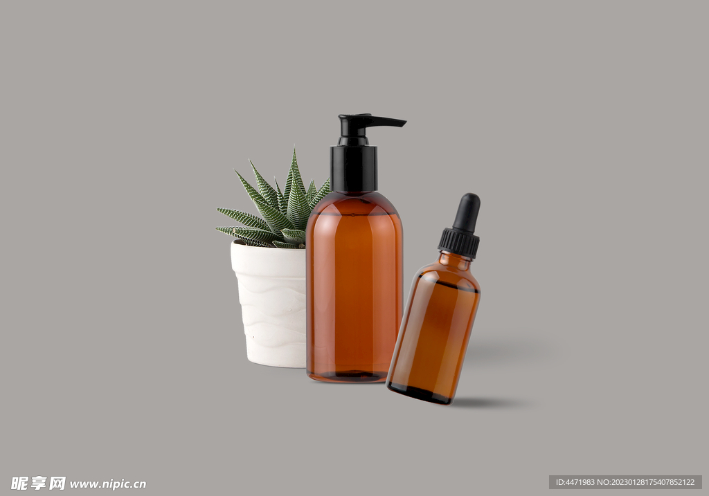 护肤品罐子样机 