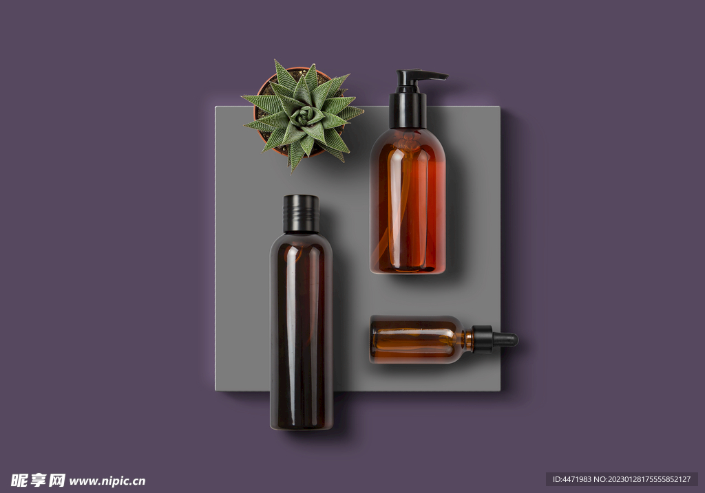 护肤品罐子样机 