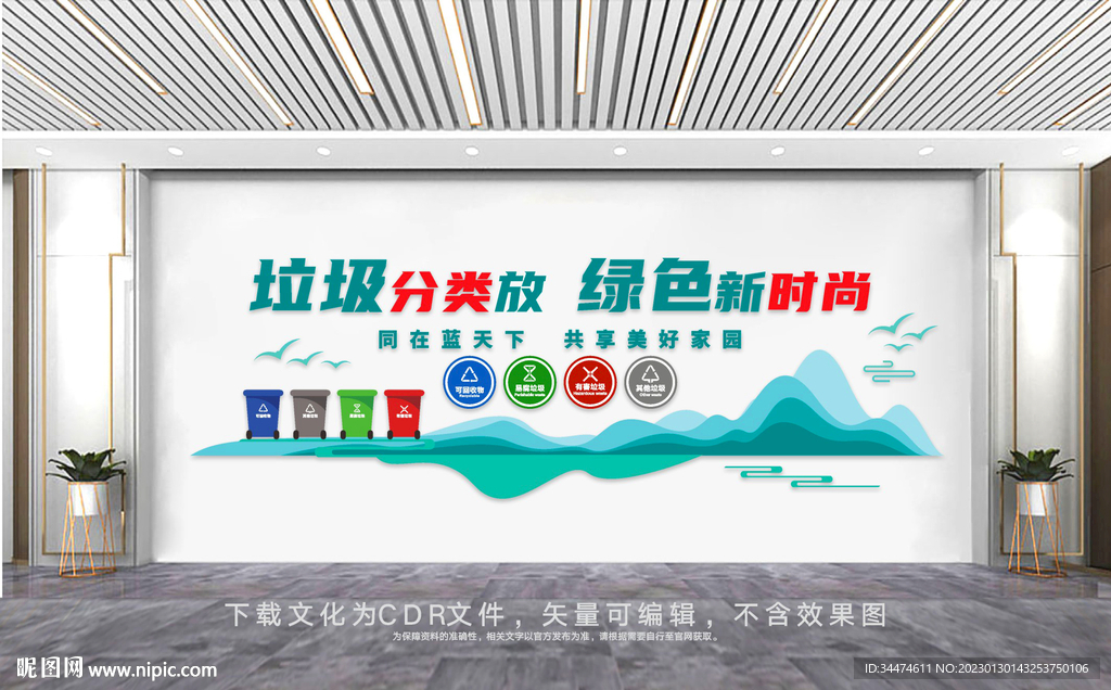 垃圾分类文化墙