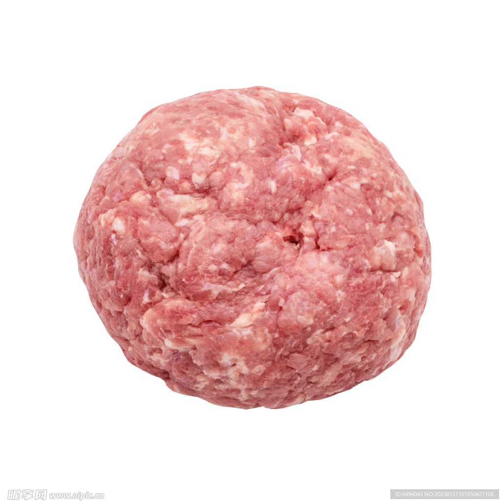 肥瘦相当的肉馅单层免抠素材