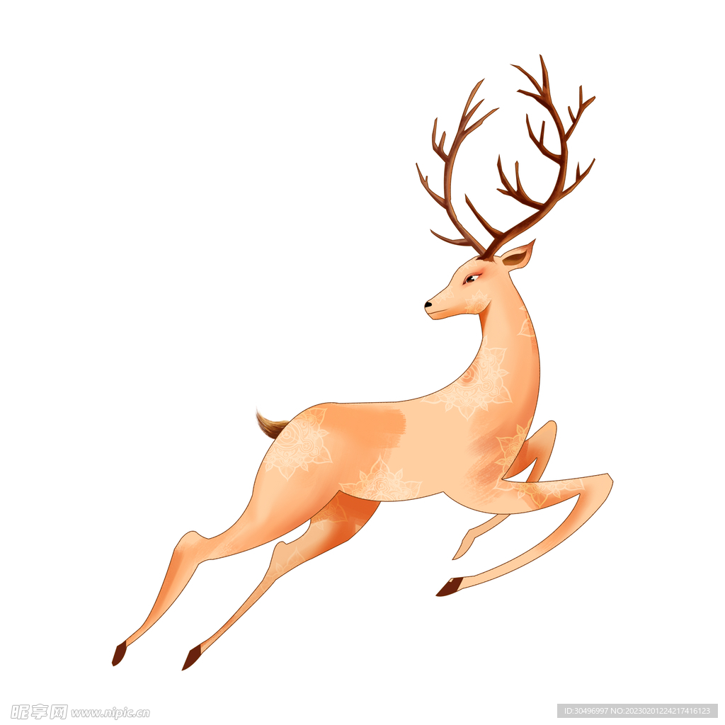 敦煌仙鹿九色鹿  