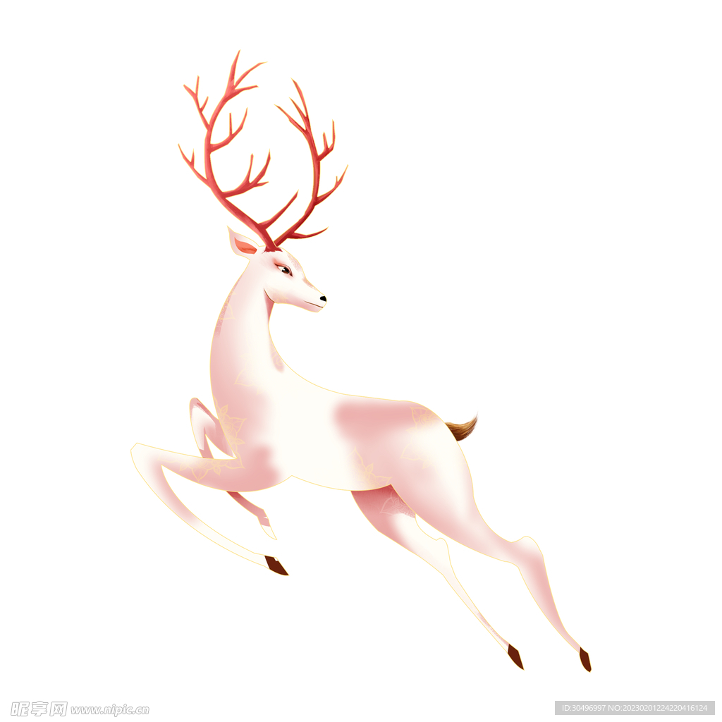 敦煌仙鹿九色鹿  