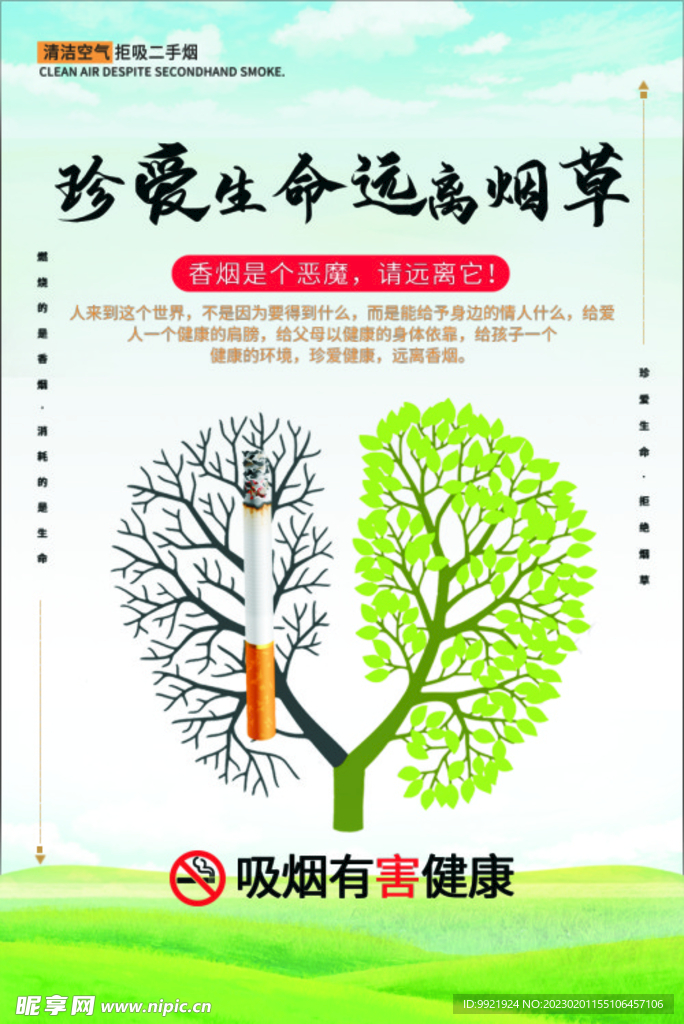 珍爱生命 远离烟草