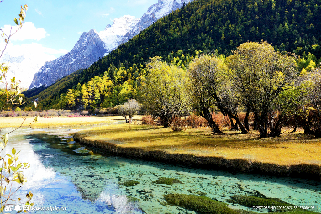 四川稻城亚丁风光