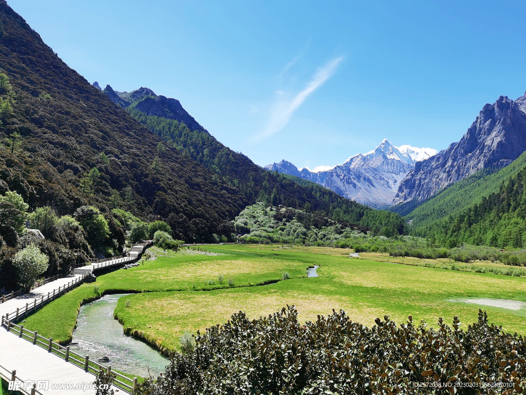 四川稻城亚丁风光