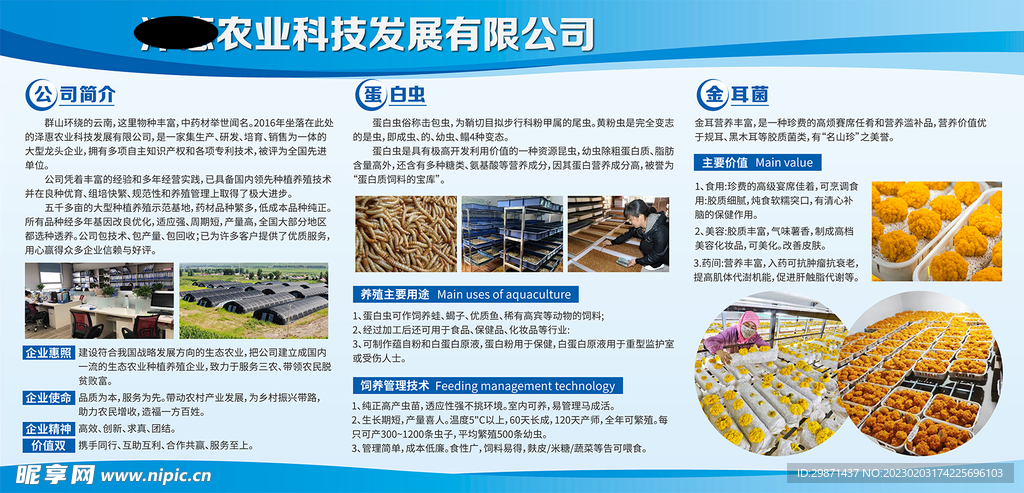 大尺寸农业科技展板