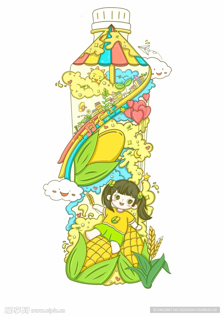 创意简笔插画设计