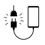 矢量图手机充电