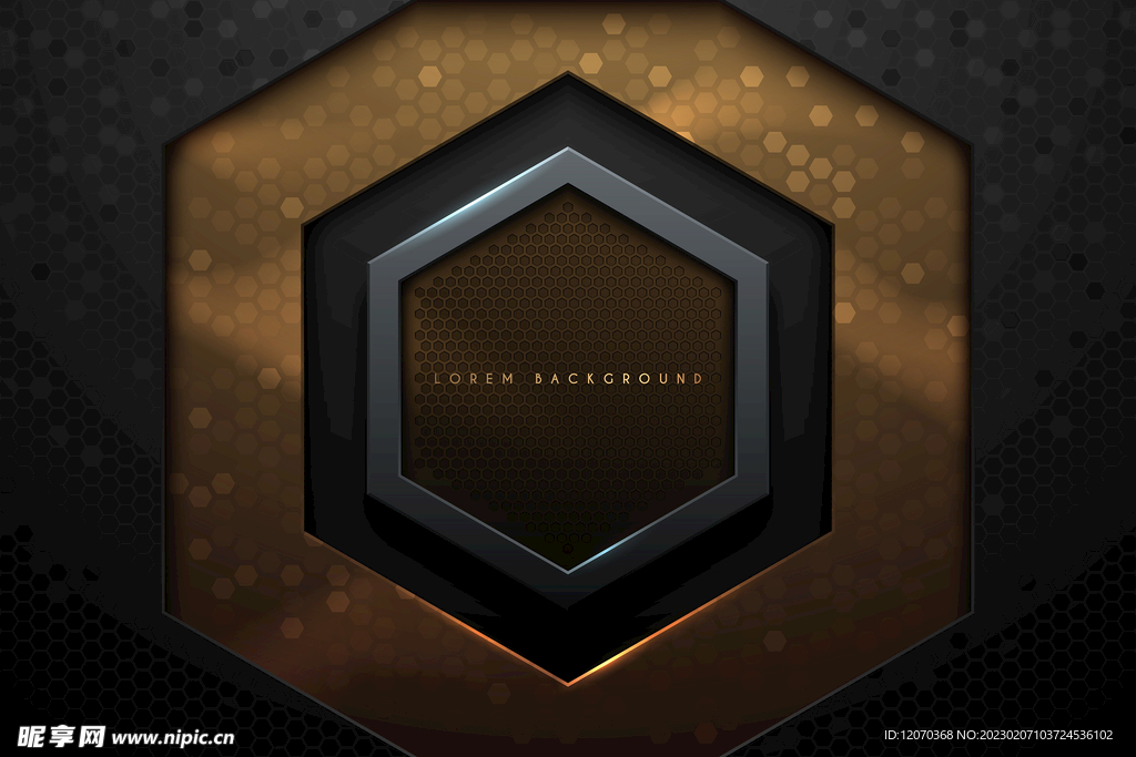 金色金属质感黑金