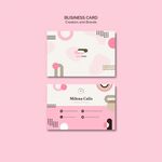 粉色名片