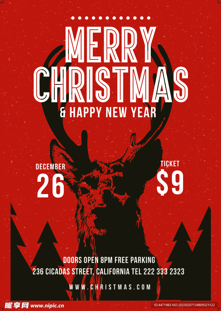 圣诞节海报 