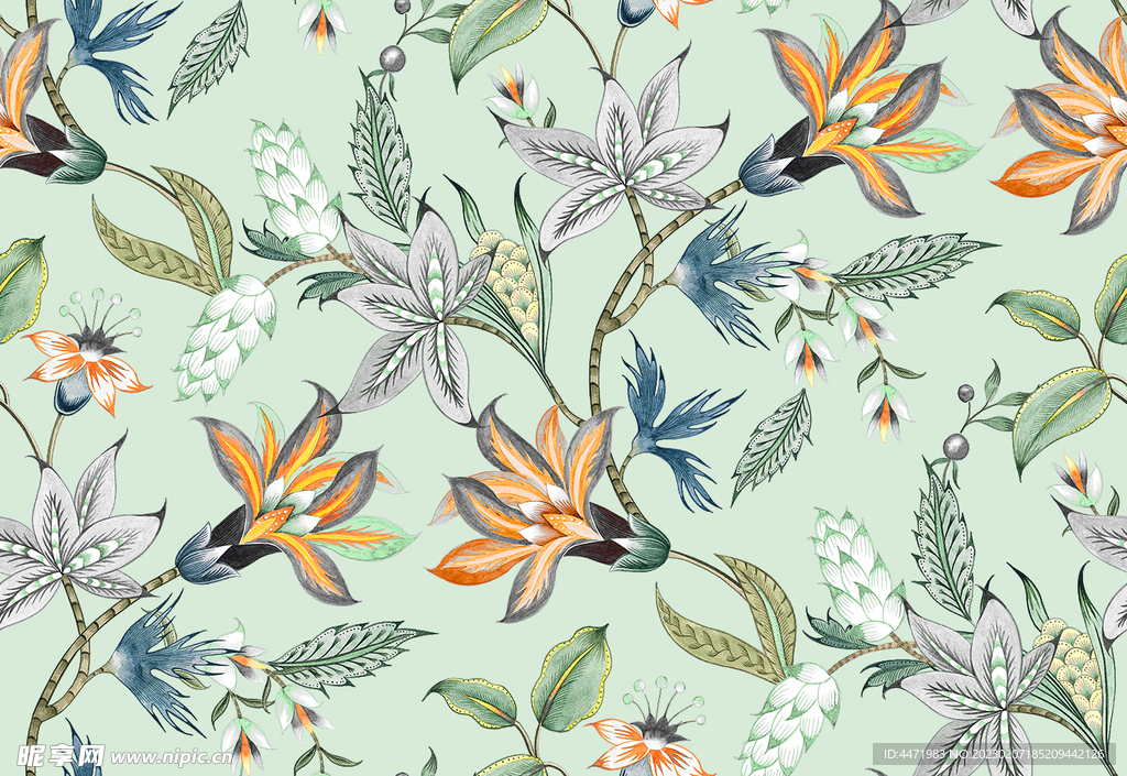 （分层不精）花卉背景