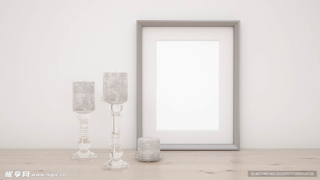 装饰画相框样机