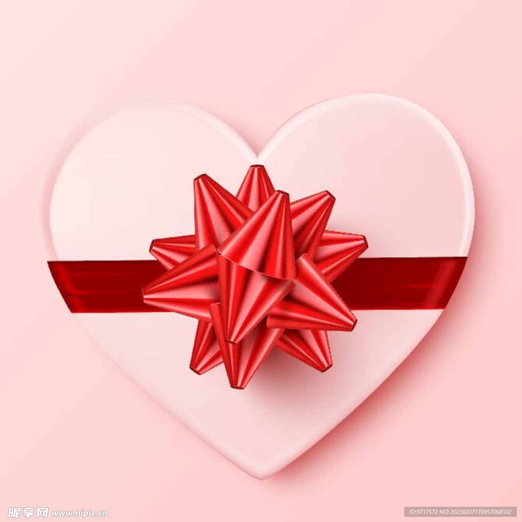 仿真情人节粉色爱心惊喜礼物盒