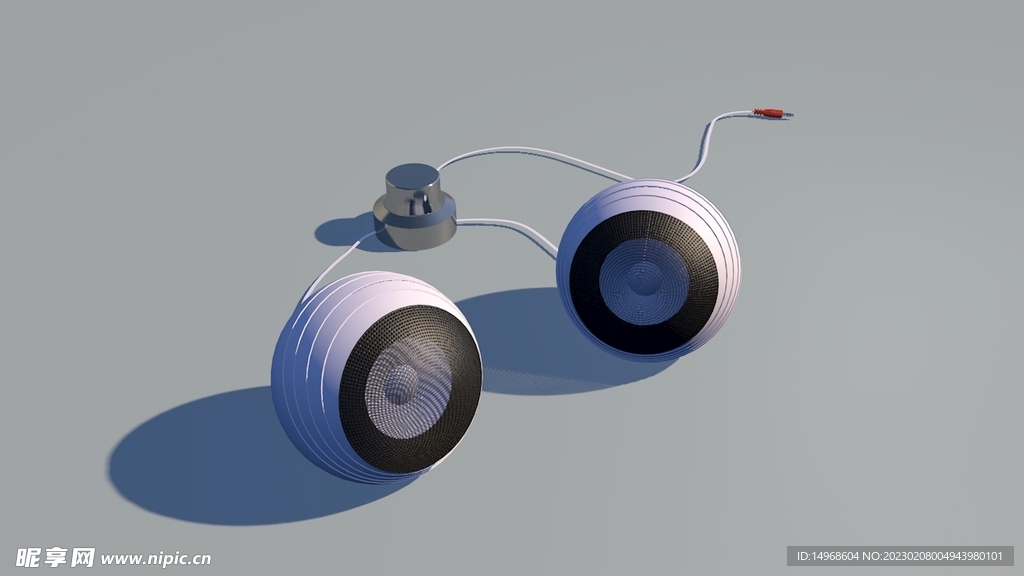 球形桌面有源音箱