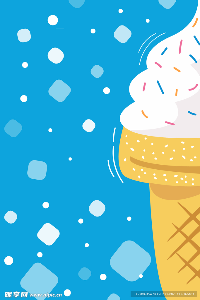 美食冰淇淋设计背景