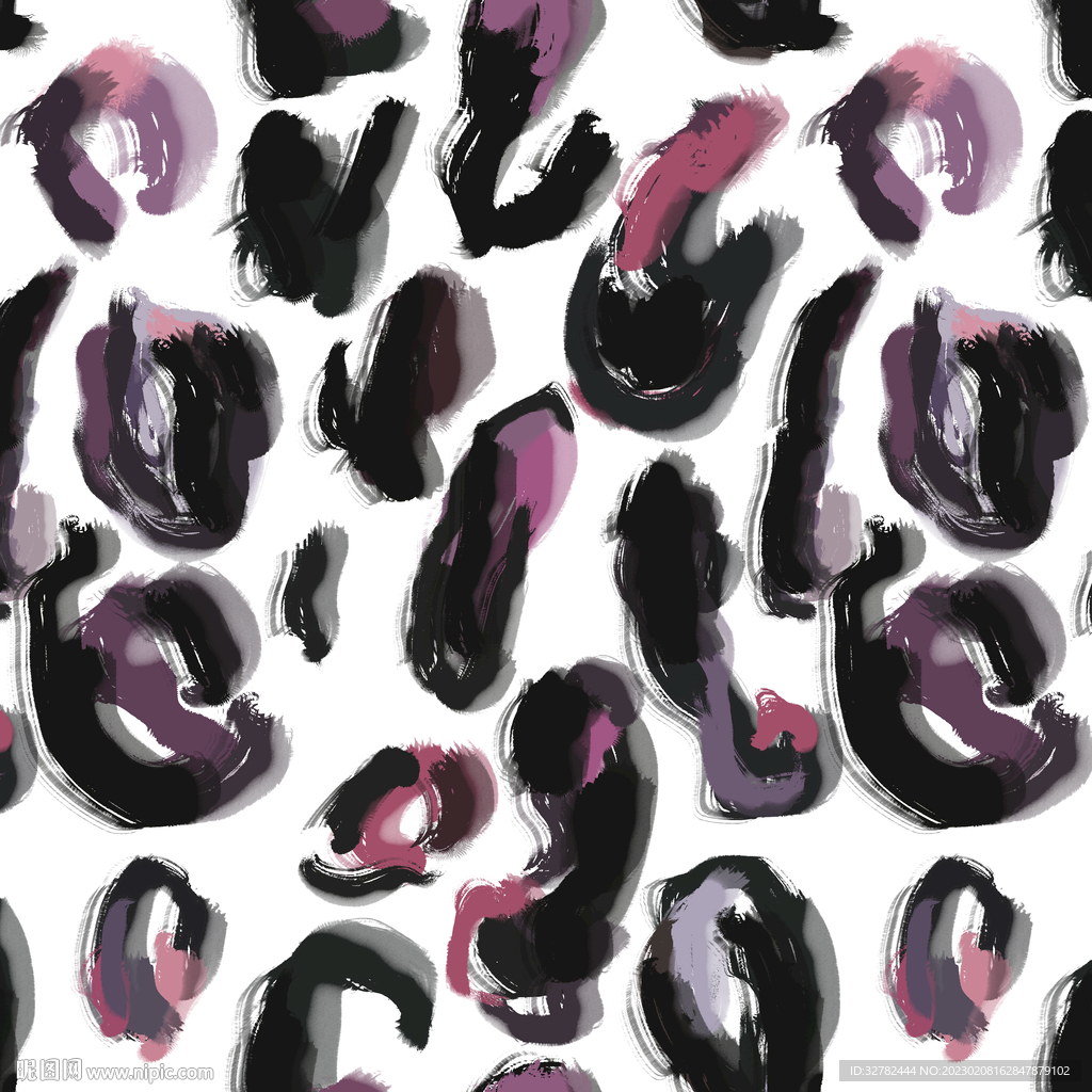 扎染水墨画 手绘晕染