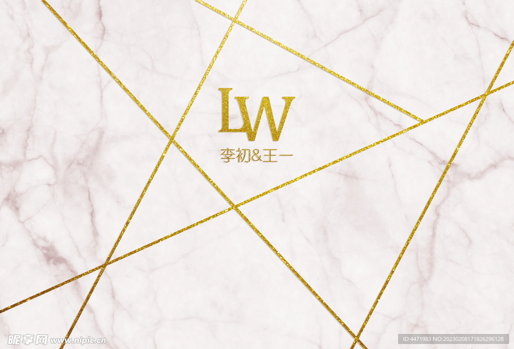 大理石婚礼背景