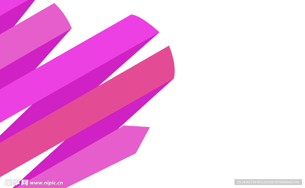 矢量简约心形图案及花朵背景