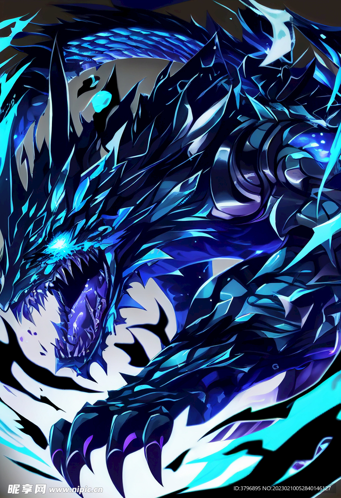 龙 奇幻 怪物 炫酷 背景图 