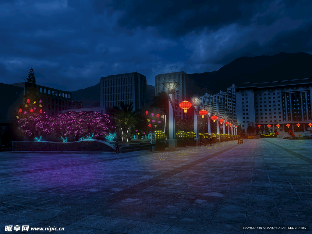 道路景观夜景亮化设计