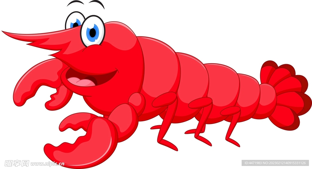 矢量小龙虾 