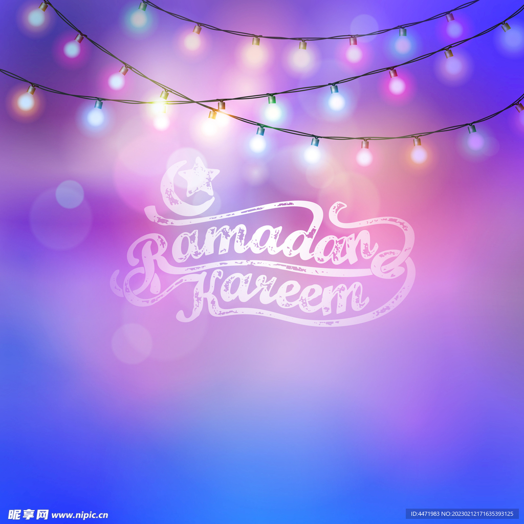 紫色霓虹灯背景