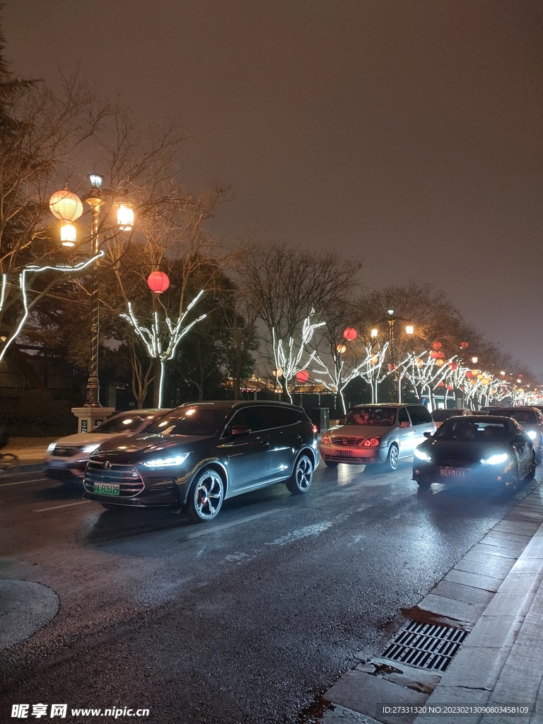 陕西西安大唐不夜城街景