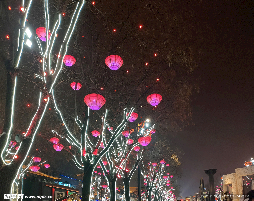 陕西西安大唐不夜城街景