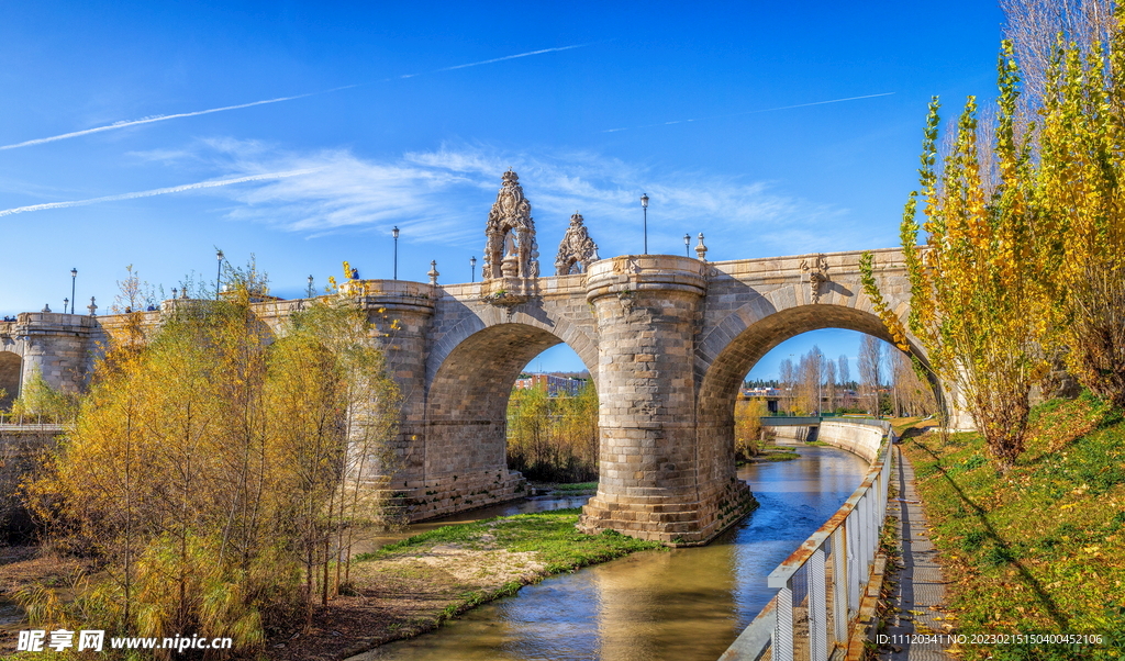 西班牙马德里桥梁风光摄影