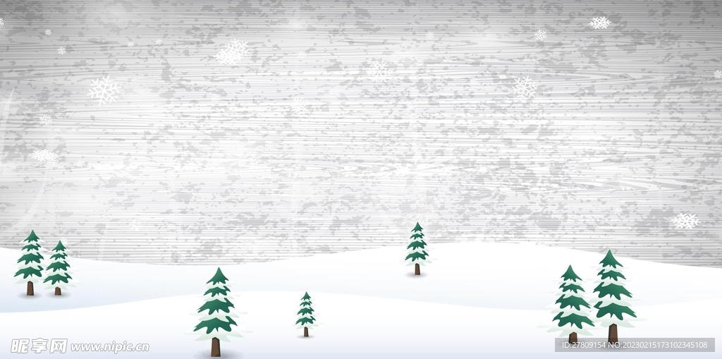 下雪冬季圣诞节背景设计