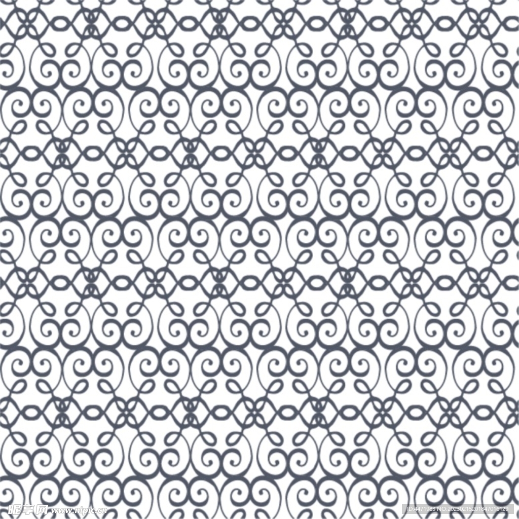 欧式花纹背景 