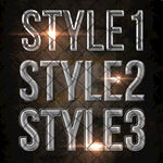 破旧效果字体样机