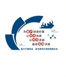 企业文化造型墙