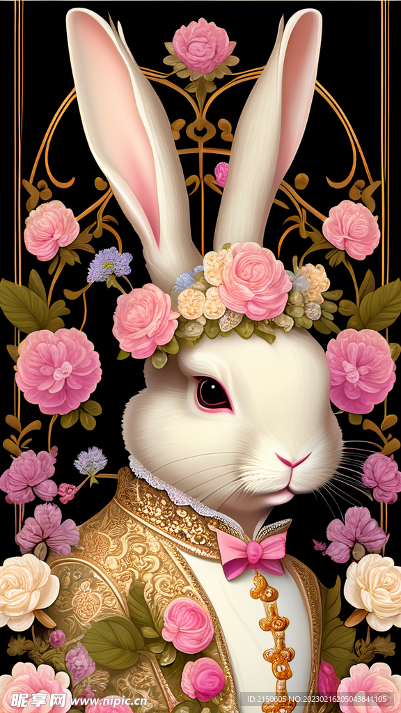 兔子先生洛可可风格欧式浪漫主义