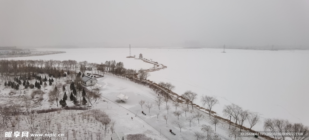 览山公园    雪景 