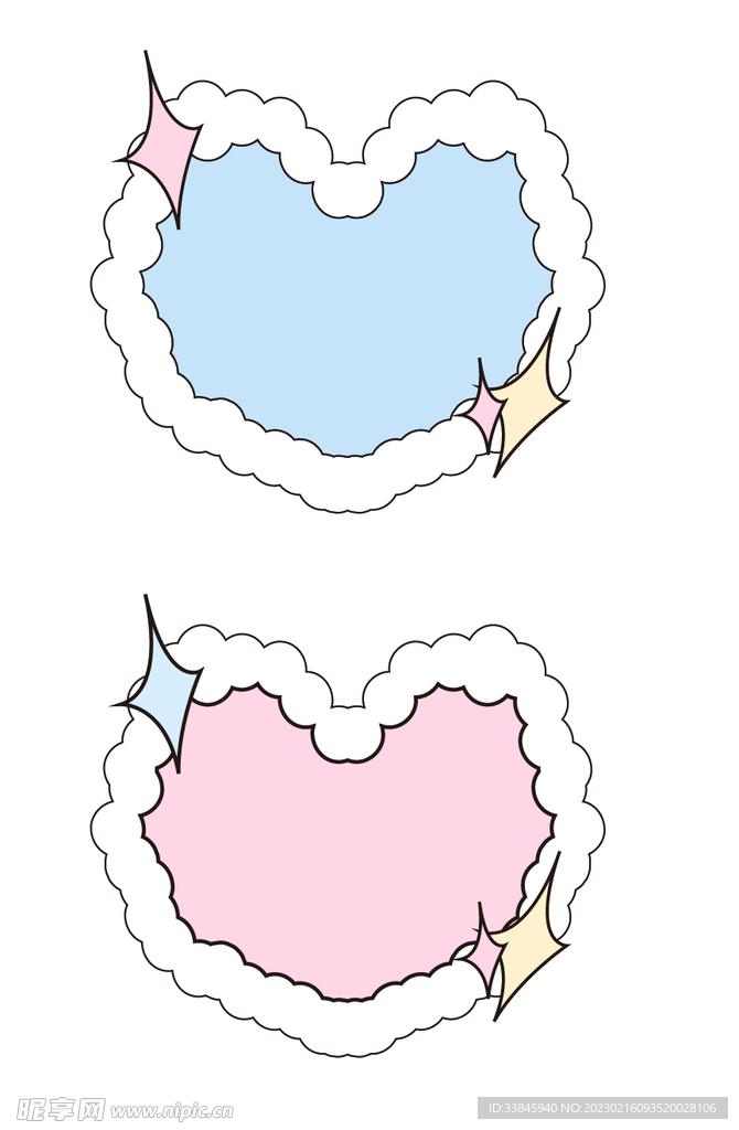 可爱相框对话框底纹