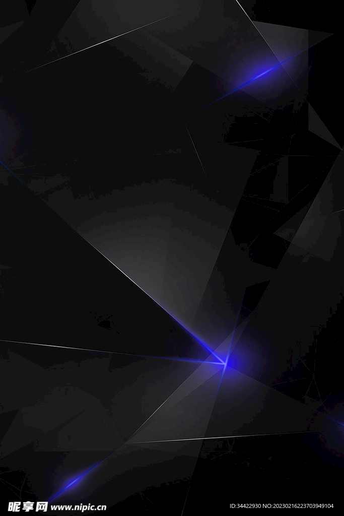 黑色科技几何图形背景